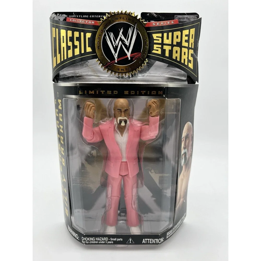VTG WWE Classic Superstars Billy Graham Figure Limited Edition Jakks Pink Suit